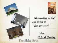 The Blake Boys Book Travels DC